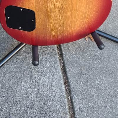 Vintage 1970s Eros Mark II MIJ Les Paul Style Guitar Copy w Case~Cherry Sunburst Finish~*SALE*~See Video! image 13