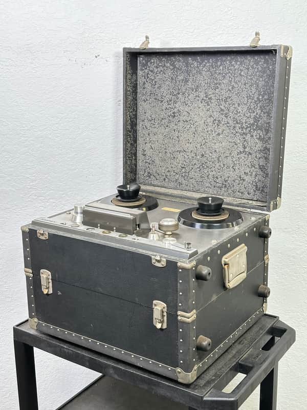 Ampex AG-350-2 Stereo Analog Tape Machine Transport w/ Original Case image 1