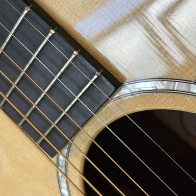 Taylor 214ce DLX 2023 Gloss Natural Electro-Acoustic Guitar image 6