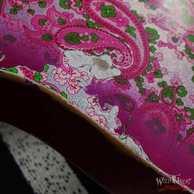 Fender Custom Shop Ron Thorn Masterbuilt 1968 Telecaster Maple Fingerboard Relic Pink Paisley image 13