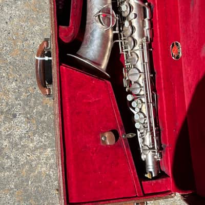 Conn New Wonder Series II "Chu Berry" Alto Saxophone 1928 , Silver Plated w/Gold Wash Bell image 4