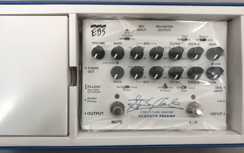 EBS Stanley Clarke Signature Acoustic Preamp image 1
