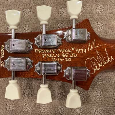PRS Paul's 85 Private Stock Electric Tiger Glow image 20