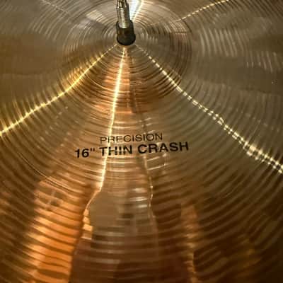 Paiste 16" Signature Precision Thin Crash Cymbal 2013 - Present - Traditional image 4