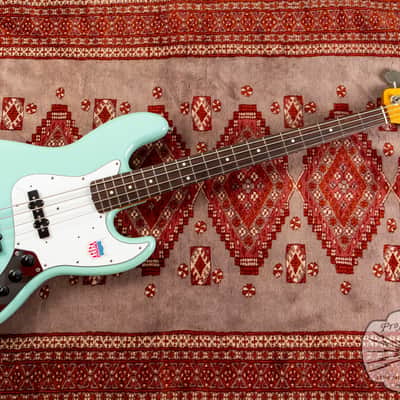 Fender CIJ JB-62 Jazz Bass – US Pickups – Flame Maple Neck image 2