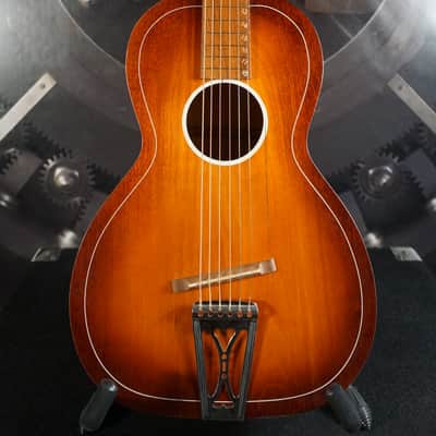 Vintage Regal Parlor Acoustic w/ Chipboard Case image 1