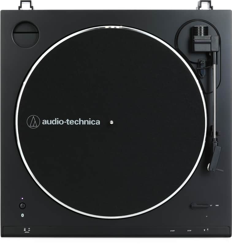 Audio-Technica AT-LP60XBT-USB Wireless Belt-Drive Turntable with Bluetooth and USB - Black image 1