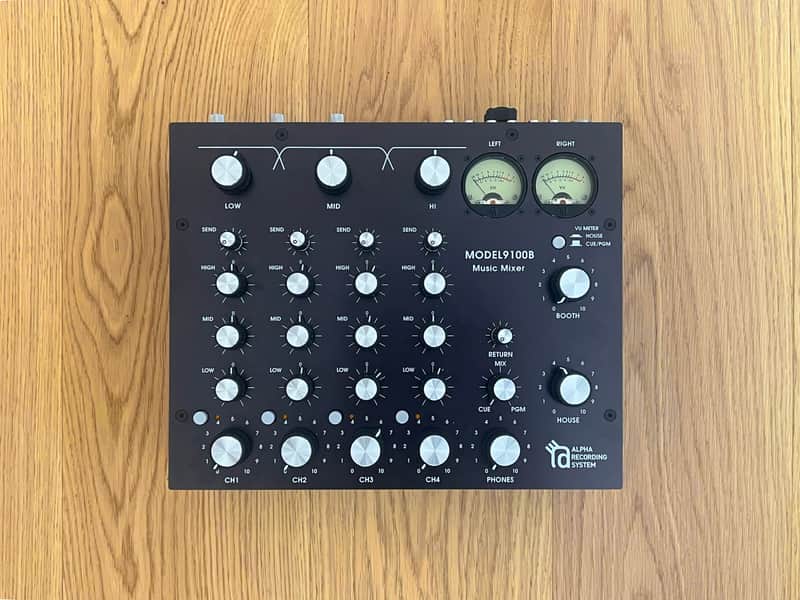Alpha Recording System MODEL 9100B 4-Channel Rotary DJ Mixer - Free Shipping image 1