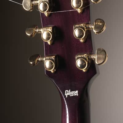 Gibson Custom Shop "Dealer Select" Les Paul Custom Electric Guitar - Purple Widow Burst incl. OHSC image 7