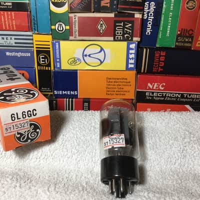 1 x NOS DualSideGetter 6L6GC General Electric USA ~ Clear Top Premium Power Tube ~ Warm Refined Tone Punchy Dynamics image 1
