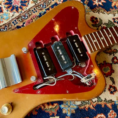 1966 Gibson Firebird III Sparkling Burgundy Metallic Non-Reverse image 2