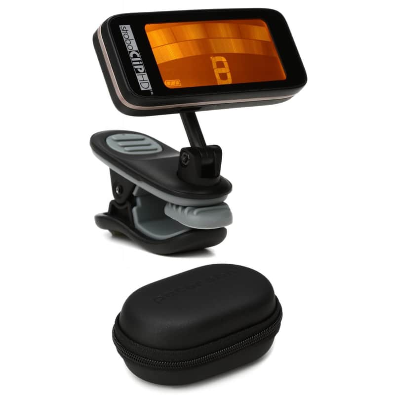 Peterson StroboClip HD High Definition Clip-on Strobe Tuner with Case image 1