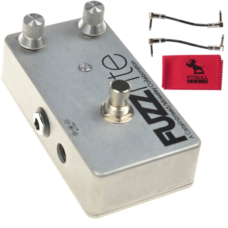 Catalinbread Fuzzrite V2 Fuzz Guitar Effects Pedal w/ Patch Cables & Cloth image 1