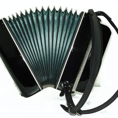 Bayan Tembr Ukraine Button Accordion 100 Bass, New Straps and Case, Concertina Stradella B System, Harmonica in Tune, 2721 image 10