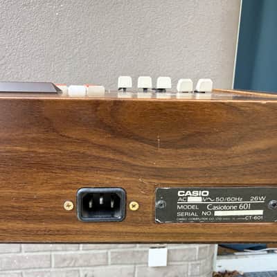Casiotone 601 80s Vintage Analog Synth Keyboard image 7