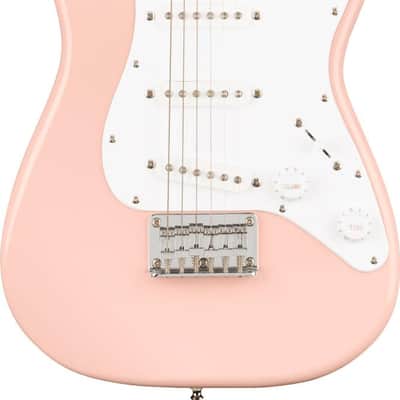 Fender Squier Mini Stratocaster Electric Guitar - Shell Pink image 1