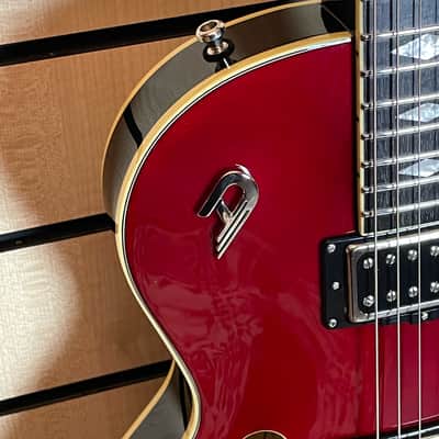 Duesenberg Starplayer TV DLX Radiator Tremola CR Crimson Red Electric Guitar Case  B-Stock image 5