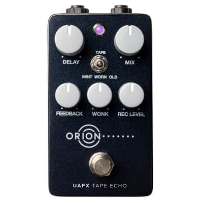 Universal Audio UAFX Orion Tape Echo Delay Guitar Effects Pedal with 2 Free Patch Cables image 2