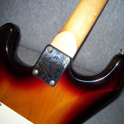 Harmony Stratocaster Style 80T  1985 Sunburst Electric Guitar image 7