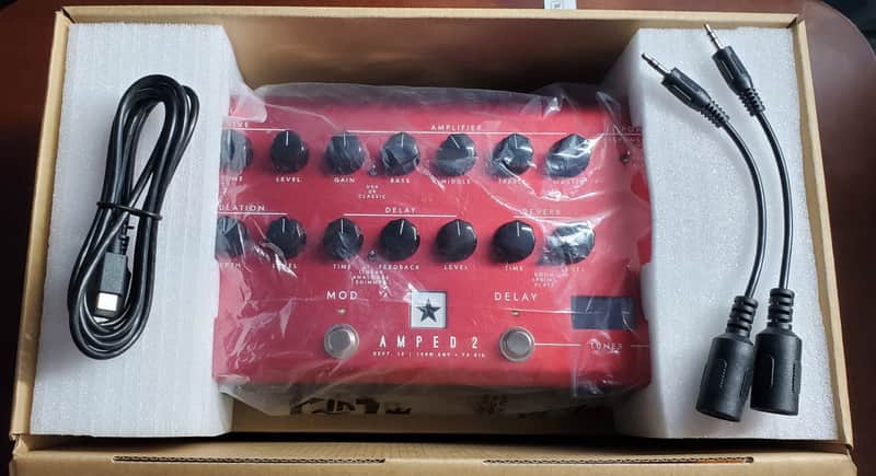 Blackstar AMPED 2 Dept. 10 100-Watt Guitar Amp Pedal 2023 - Present - Red image 1