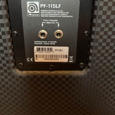 Ampeg PF-115LF Portaflex 400-Watt 1x15" Bass Speaker Cabinet 2015 - Present - Black image 5