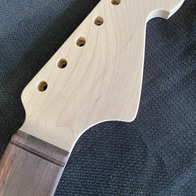Guitar Mill Jazz-Style Replacement Neck / 2 pc. Maple & Madagascar Rosewood / Chunky C (#GIN-3875-N) image 3