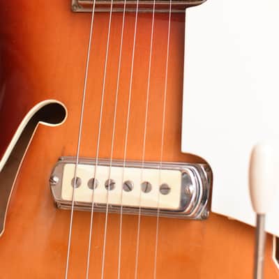 Astro Semi Acoustic – RARE 1960s German Vintage Archtop Jazz Guitar Gitarre Hopf image 7