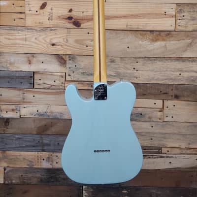 Fender American Professional II Telecaster Thinline 2024 - Present - Transparent Daphne Blue image 4
