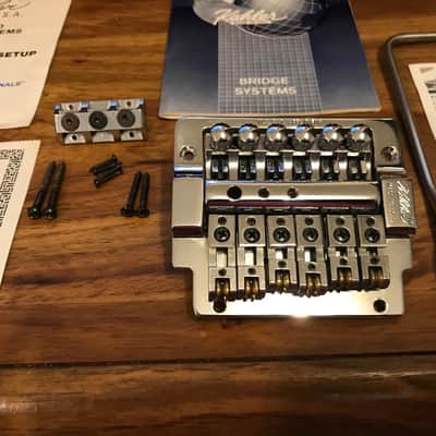 Kahler 2320 Tremolo (2.030") 80s, chrome, with nut, arm, screws, manuals image 3