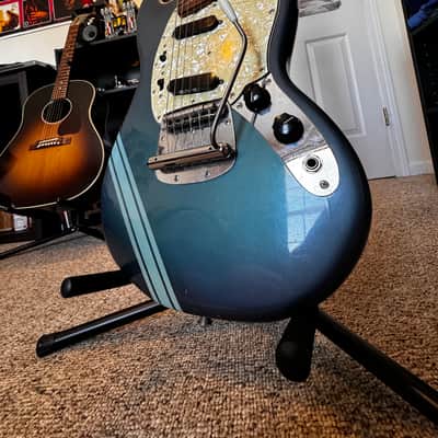 Fender Mustang 1969 Competition Burgundy (Blue) image 6