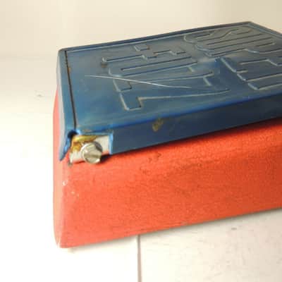 Vintage Univox Super Fuzz Effects Pedal Original Orange Made in Japan Shin Ei image 7