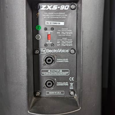 EV ZX5-90 (Pair) Used 15" Two-way Passive Speakers with Covers image 3