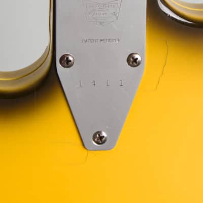 Micro-Frets Golden Melody Semi-Hollow Body Electric Guitar (1969), ser. #1411, original black tolex hard shell case. image 14