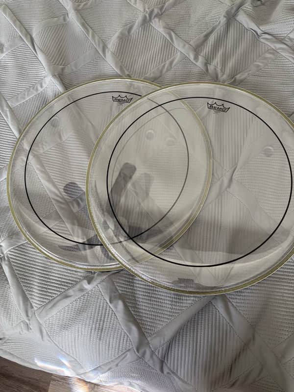 Remo 22" Remo Pinstripe Clear - 2 Piece 2025 - Clear image 1
