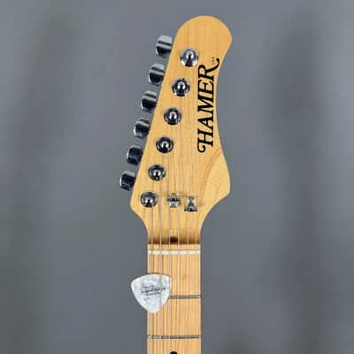 HAMER Daytona Strat AT-100 blonde mapleneck USA inkl. Case Koffer image 3