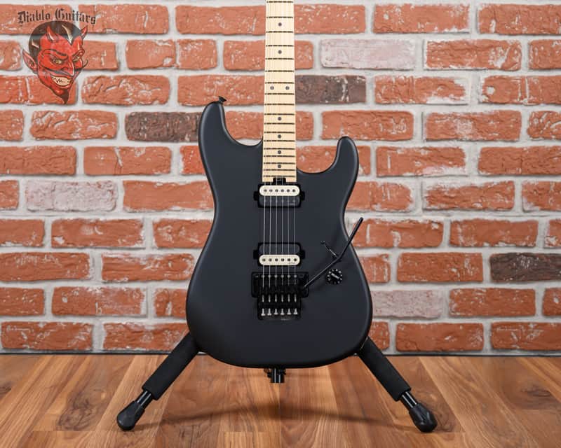 Charvel Jim Root Signature Pro-Mod San Dimas Style 1 HH FR E Satin Black 2022 w/ Softshell Case image 1