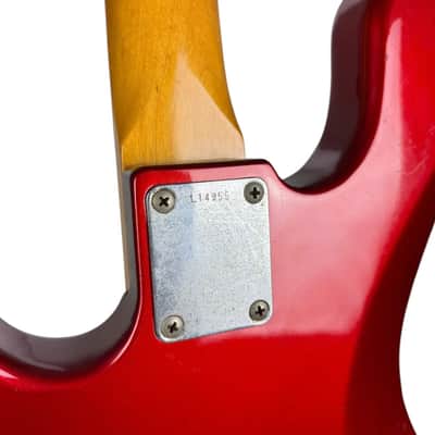Tokai JB50 Jazz Bass 1982 - Metallic Red image 6