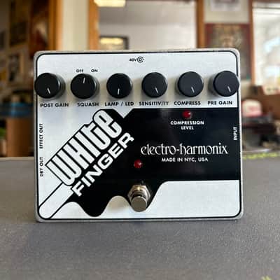 Electro-Harmonix White Finger Analog Optical Compressor Pedal | Reverb