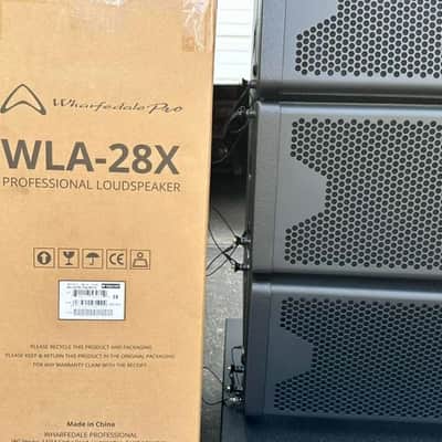 (4) Wharfedale Pro WLA-28x 2x8" Passive Line Array Speaker #7016 (THS) image 8