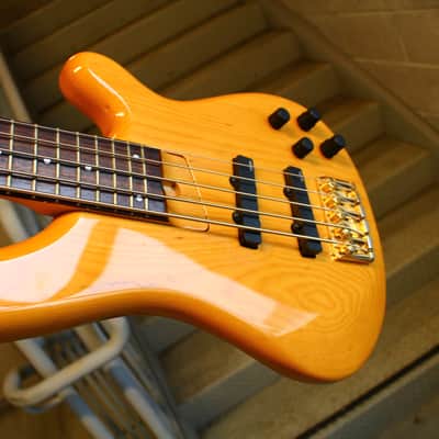 Fernandes APB-5 FRB 100 String Bass 1993 Vintage Natural Made in Japan image 5