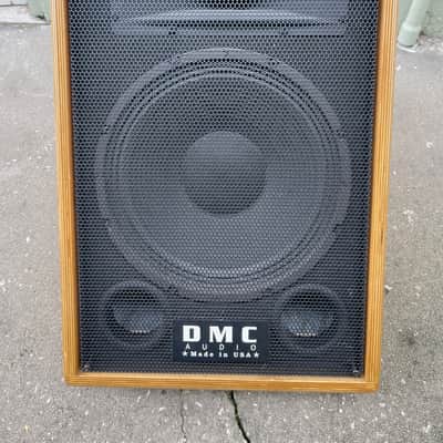 Used DMC Audio Made in USA 2 Floor Monitors Pair of Speakers 250 watts Wood Outside Cover Set of 2 ARM-112H-1 image 9