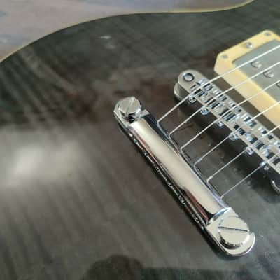 2009 Burny (Fernandes) LSD-55N Slim Les Paul Standard (Grey) image 3