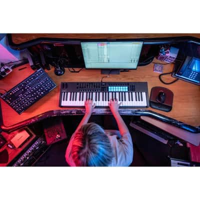 Novation Launchkey 61 MK4 61-Key USB MIDI Compact All-In-One DAW Keyboard Controller with Ableton Live 12 Lite and 16 Velocity Sensitive Pads image 6