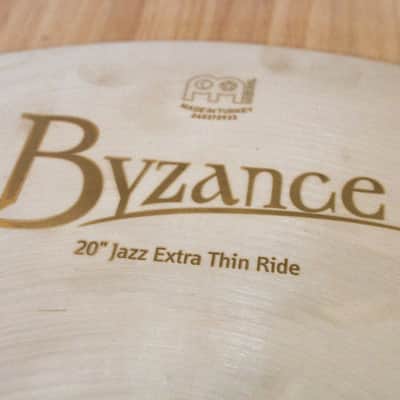 Meinl 20" Byzance Jazz Extra Thin Ride (1628 g) NEW image 3