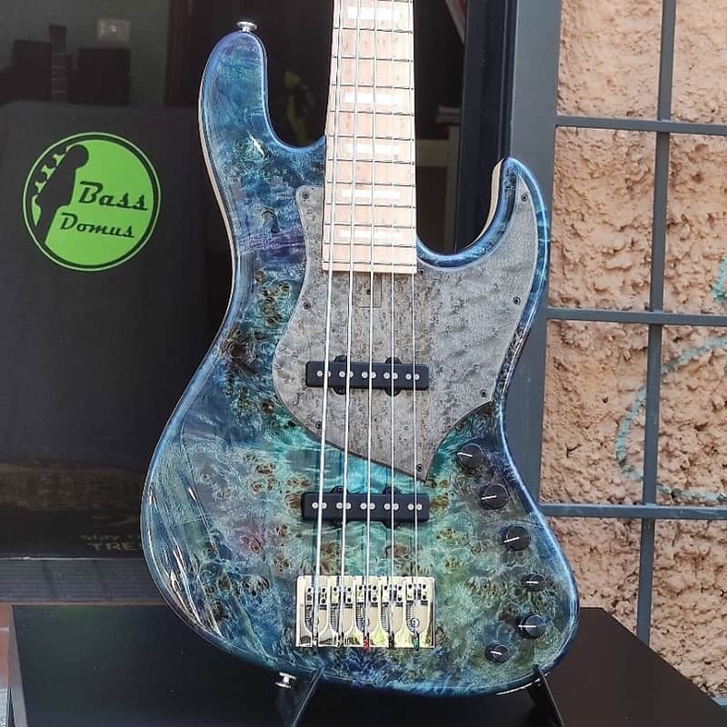Sivcak Bass OSC II Custom Ocean Turquoise Burst image 1