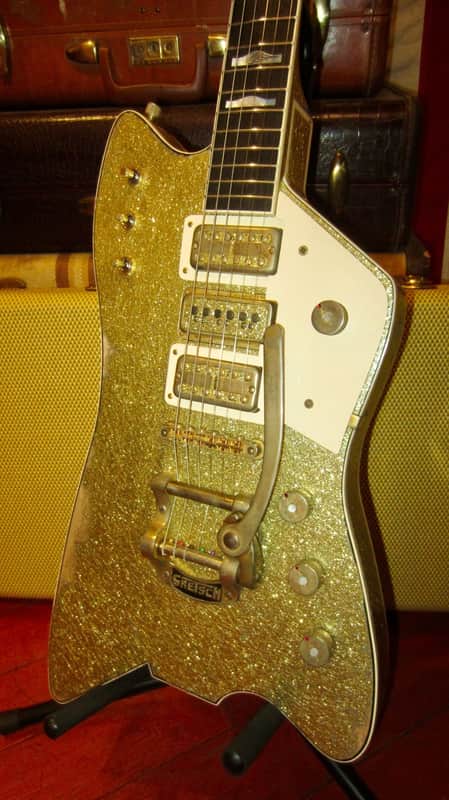 2024 Gretsch USA Custom Shop G6199-BB Billy Bo Master Build Gold Sparkle image 1