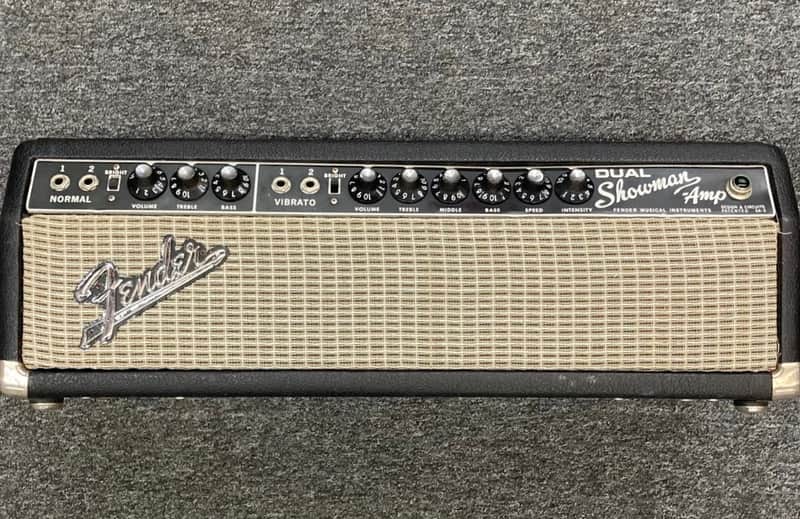 Fender Dual Showman 2-Channel 85-Watt Guitar Amp Head 1963 - 1967 - Black Panel image 1