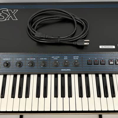 Oberheim OB-SX 49-Key 4-Voice Synthesizer 1980 - Black with Wood Sides image 2