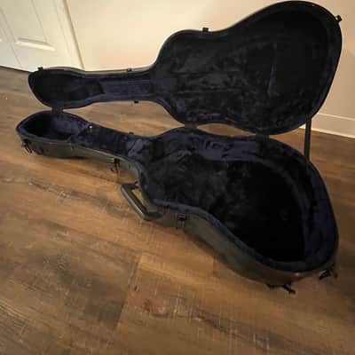 Cahaya 41 Inch Hard Acoustic Guitar Case ABS Waterproof Guitar Bag 0.6 Inch Thick Padding for Acoustic Classical Guitars, Black CY0248 2020s - ABS image 3