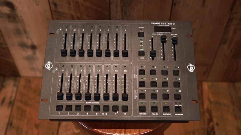 American DJ STAGE-SETTER 8-Channel Lighting Controller 2010s - Black image 1